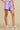 Light Purple Abstract Printed Jersey Shorts