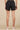 Black Abstract Printed Jersey Shorts