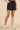 Black Abstract Printed Jersey Shorts