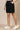 Black Pure Cotton Lounge Shorts