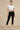 Black Calf Length Yoga Tights