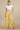 Yellow Side Pleated Flared Palazzo