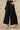 Black Side Pleated Flared Palazzo