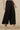 Black Side Pleated Flared Palazzo