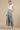 Slate Grey Side Pleated Flared Palazzo