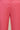 Pink Solid Straight Cotton Flax Trousers