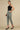 Slate Grey Shiny Straight Trouser Pants