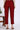 Maroon Solid Yarn Dyed Trousers
