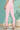 Light Pink Solid Cotton Blend Tights in Ankle Length