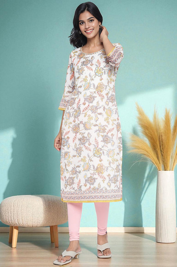 Light Pink Solid Cotton Blend Tights in Ankle Length