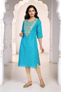 Beige Solid Skinny Cotton Tights