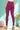 Purple Solid Cotton Blend Tights in Ankle Length