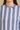 Blue and White Striped Crepe Kurta with Circular Hemline