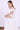 White Solid A-Line Pure Cotton Dresses