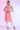 Pink Solid Straight Pure Cotton Kurta
