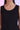 Black Solid Textured Rayon Sleeveless Straight Kurta