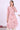 Pink Floral Printed Pure Cotton Straight Kurta