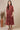 Orange Geometric Printed Pure Cotton Tiered Dress