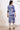 Blue Shibori Printed Straight Pure Cotton Kurta
