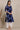 Blue Tie and Dye Kota Straight Kurta with Thread Embroidery