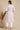 White Yarn Dyed Embroidered Yoke Straight Kurta with Multi-coloured Stripes