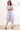 Blue Yarn Dyed A-Line Cotton Blend Kurta