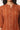Orange Yarn Dyed Straight Cotton Blend Kurta