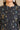 Grey Floral Printed A-line Chanderi Kurta