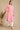 Pink Stripe Pure Cotton A-line Kurta