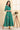 Green Floral Printed Lace Embellished Anarkali Kurta