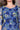 Blue Floral Printed Kota Anarkali Kurta with Gota Patti