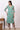 Green Floral Foil Printed Georgette Straight Kurta