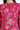 Pink Bold Floral Printed Flared Kurta