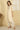 Cream Sequined Embroidered Straight Kurta