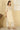 Cream Sequined Embroidered Straight Kurta