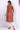 Orange Batik Printed Pure Cotton Straight Casual Kurta
