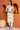 Peach Floral Printed Lace Modal Straight Kurta