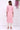 Pink Geometric Printed Rayon Straight Kurta