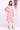 Pink Geometric Printed Rayon Straight Kurta