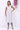 White Yarn Dyed Cotton Rayon Straight Sleeveless Kurta