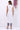 White Yarn Dyed Cotton Rayon Straight Sleeveless Kurta
