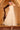 Beige Foil Print Hand Work Flared Pure Cotton Dress