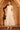 Beige Foil Print Hand Work Flared Pure Cotton Dress