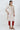 White Self Design Printed Zari Straight Kurta
