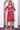 Pink Abstract Printed Lace Straight Kurta