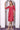 Pink Abstract Printed Lace Straight Kurta