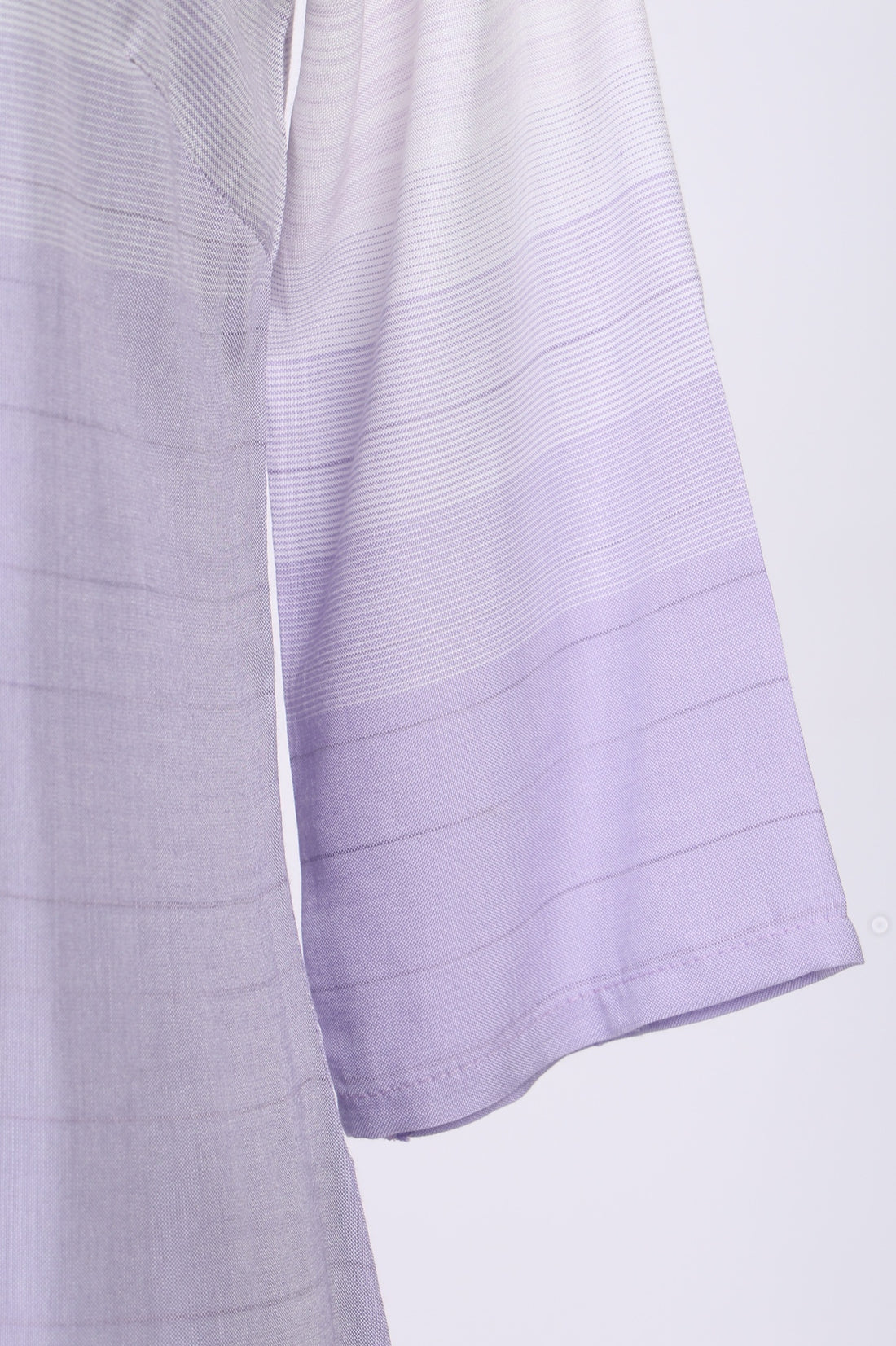 Lavender Ombre Yarn Dyed Rayon Straight Kurta
