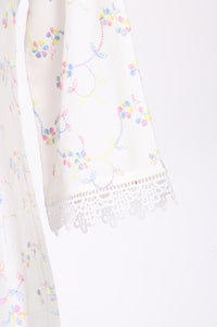 White Embroidered Rayon Anarkali Kurta
