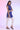Blue Solid Straight Pure Cotton Kurti