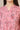 Pink Floral Printed Pintuck Yoke Organza Straight Short Kurti